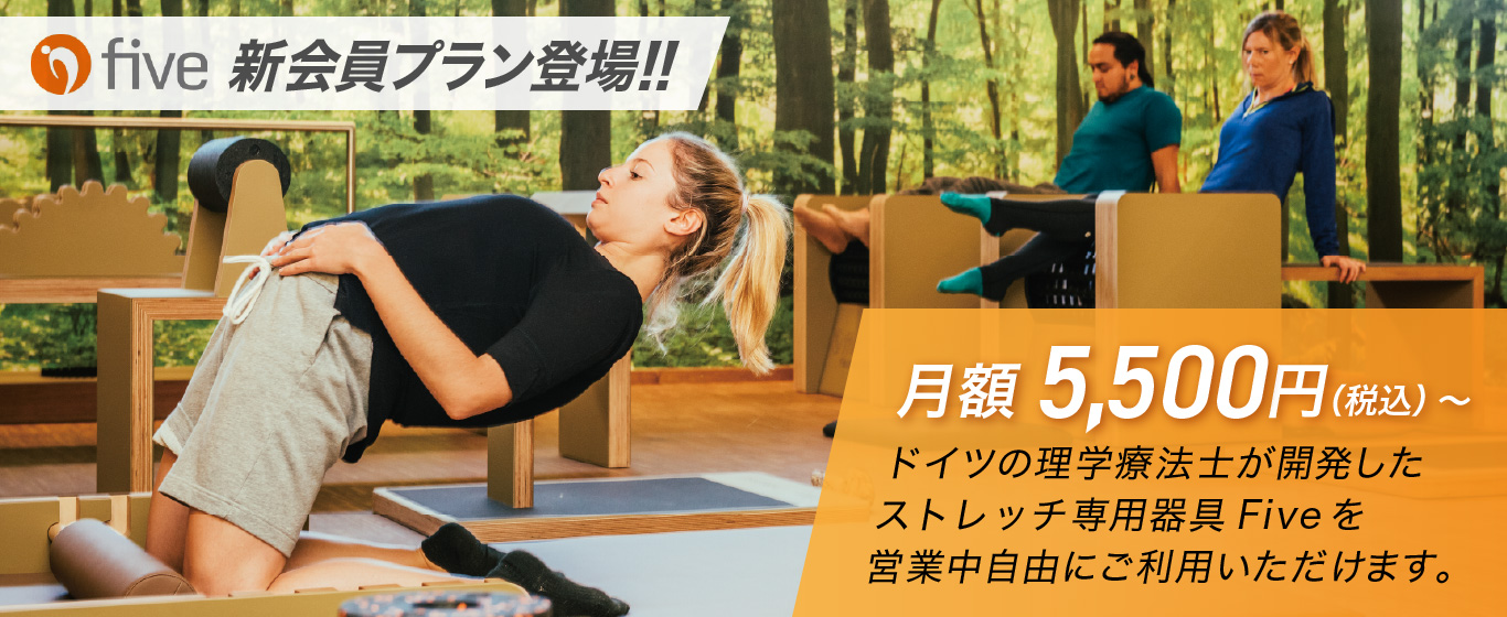 Five 新会員プラン登場